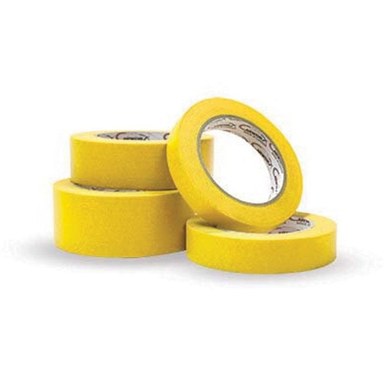 Carworx 134830 CW-900 Series Waterproof Masking Tape 55 m 3/4 in Yellow 5.1 mil