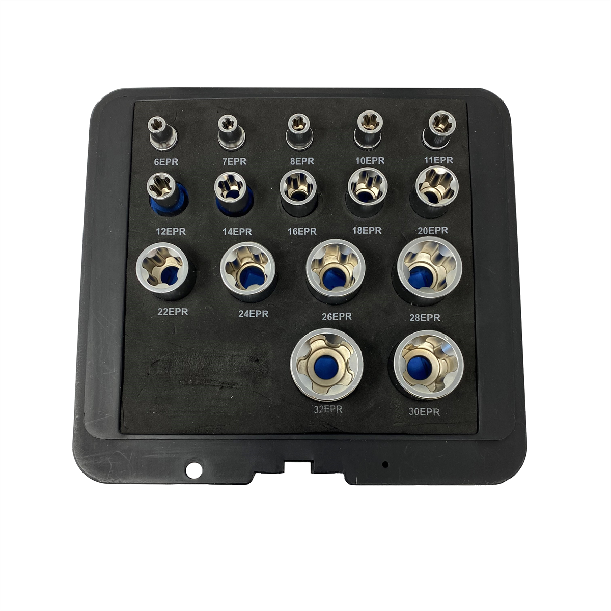 CTA Manufacturing 16Pc Erp Torx Socket Set 1220 with 1/4" 3/8" and 1/2" Square Drives