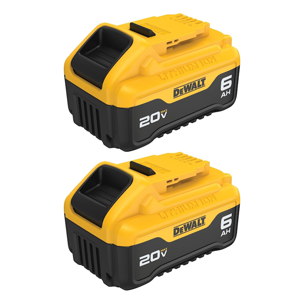 DeWALT DCB206-2 20V MAX 6Ah Battery 2-Pack