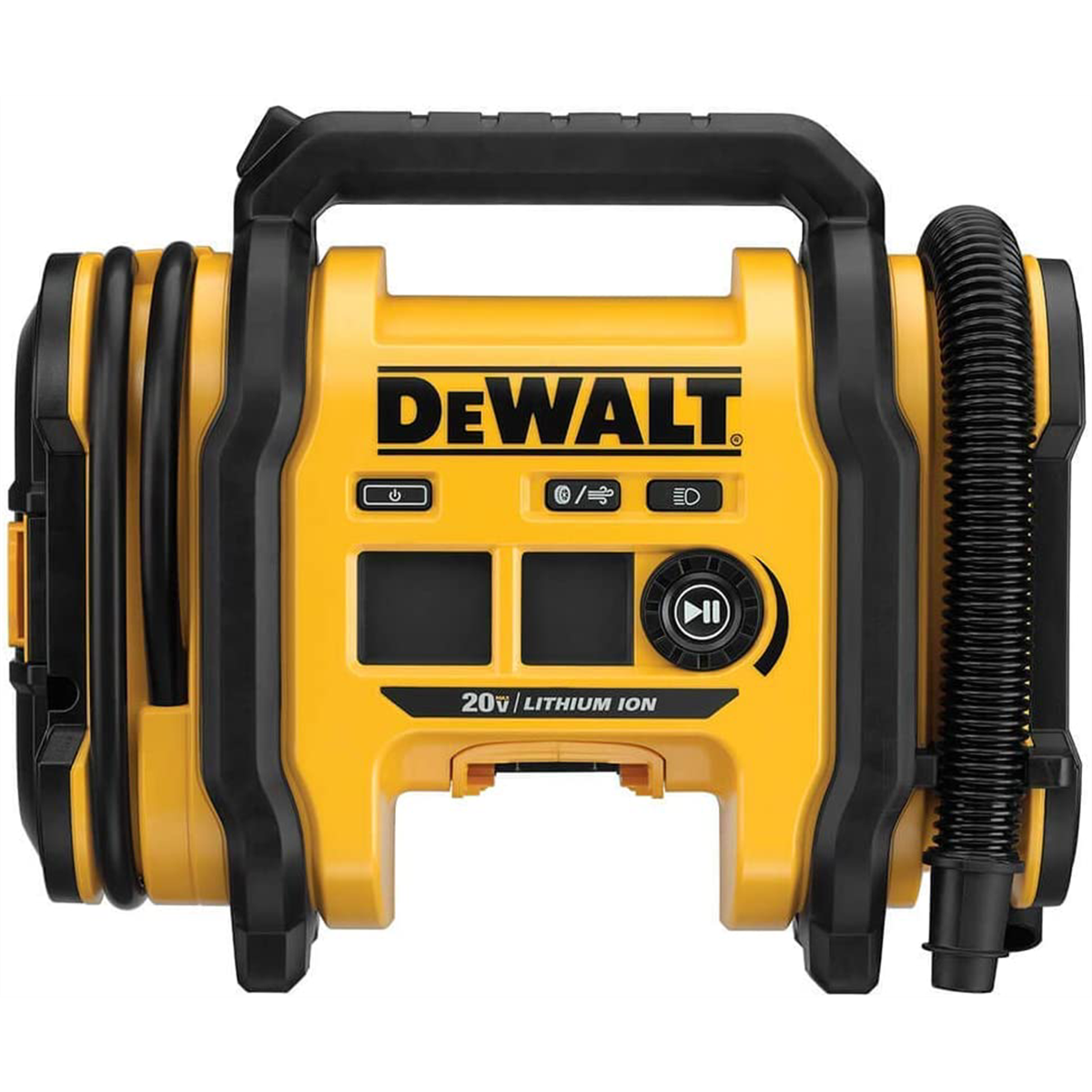 DeWalt DCC020IB 20V Corded/Cordless Air Inflator - Digital Gauge, Auto-Shutoff, LED Light