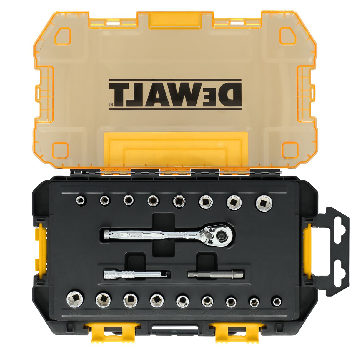 DeWALT 1/4 in. Drive Mechanics Tool Set DWMT45413 - 20-Piece Ratchets, Sockets and Wrenches
