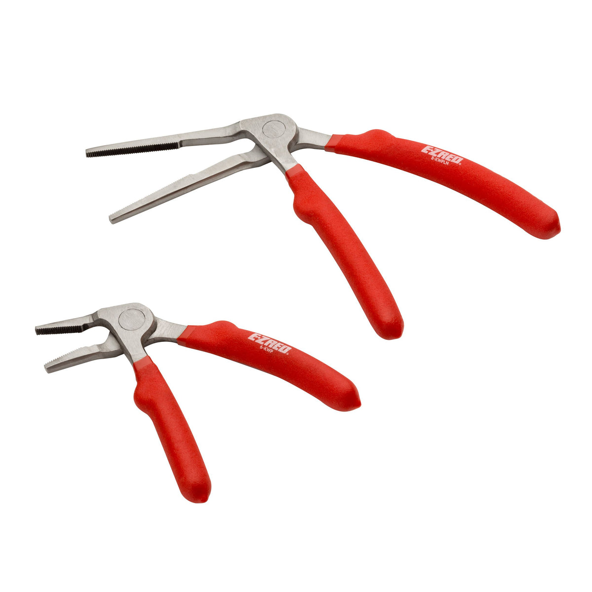 EZ Red Products KWP2 2-Pc Kiwi Needle-Nose Pliers, notched grip, enhanced sight line