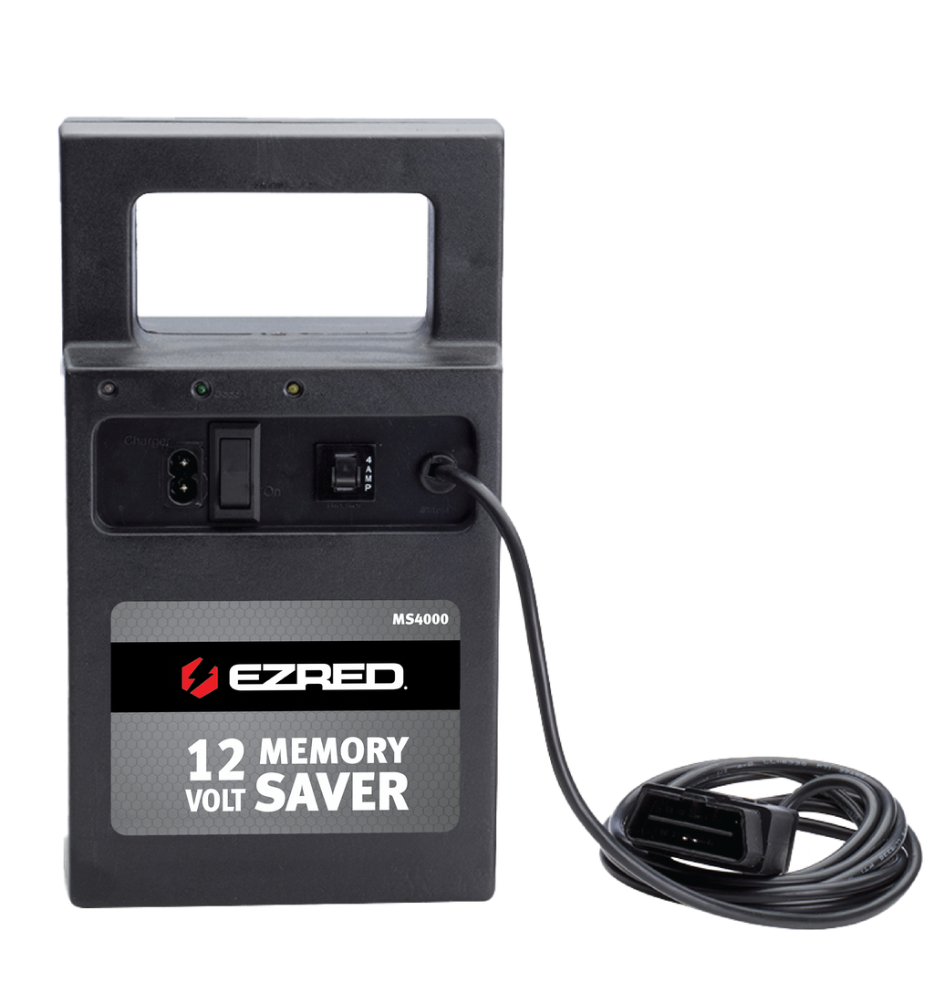 EZ Red MS4000 Super Memory Saver with OBD2 Hard-Wired Connection, 12 V 4.5 Ah Battery