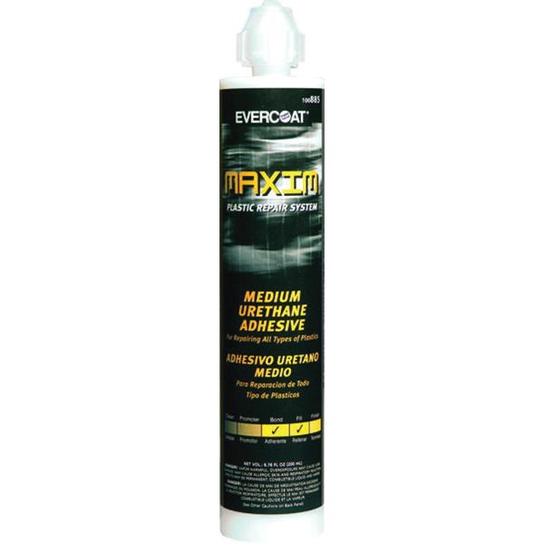 Evercoat MAXIM Medium Fast Urethane Adhesive 885 - 250 mL Beige Bottle, Liquid, 3 hr Cure
