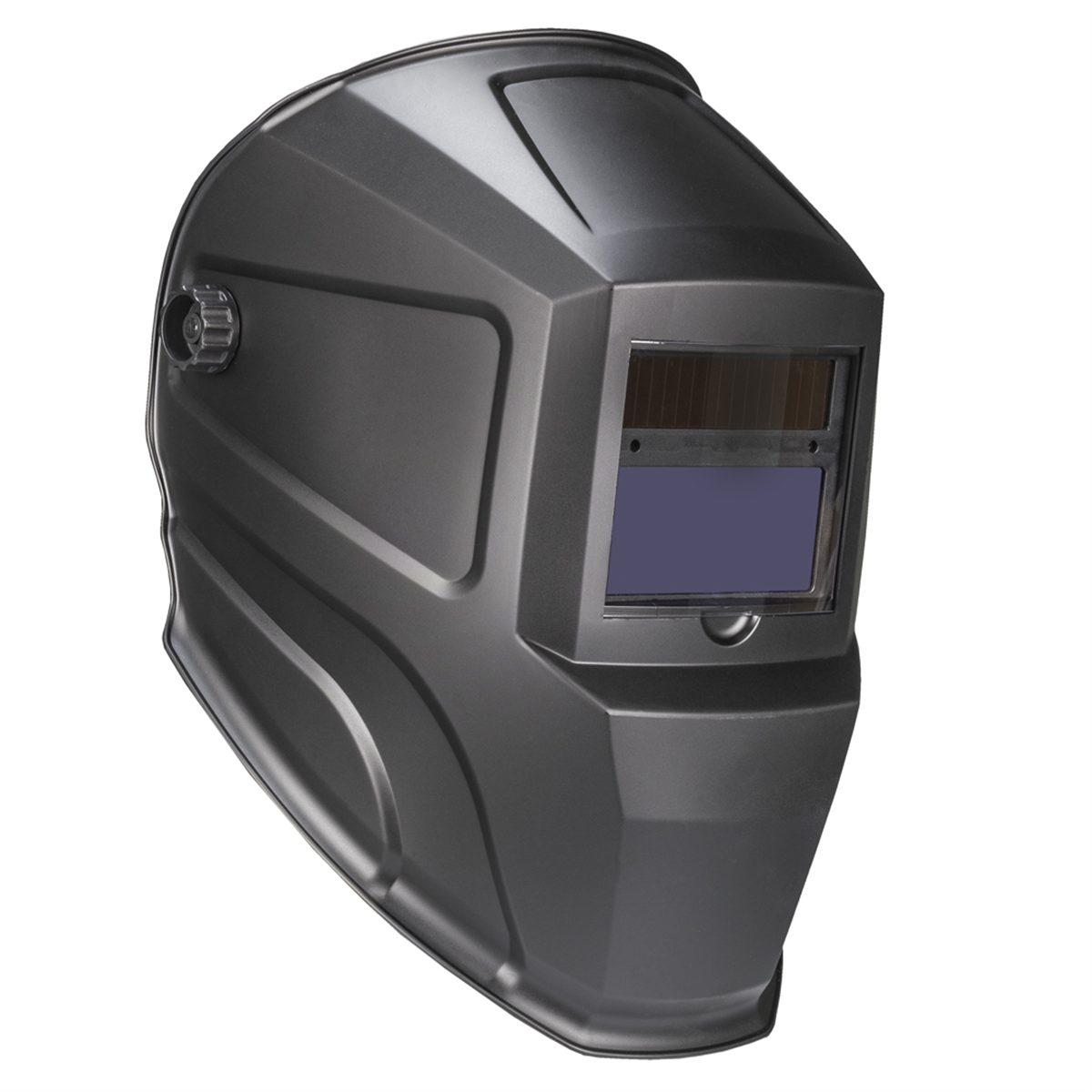 Forney Easy Weld Black Matte Auto-Darkening Welding Helmet 55731 with 5.97 sq in Viewing Area for