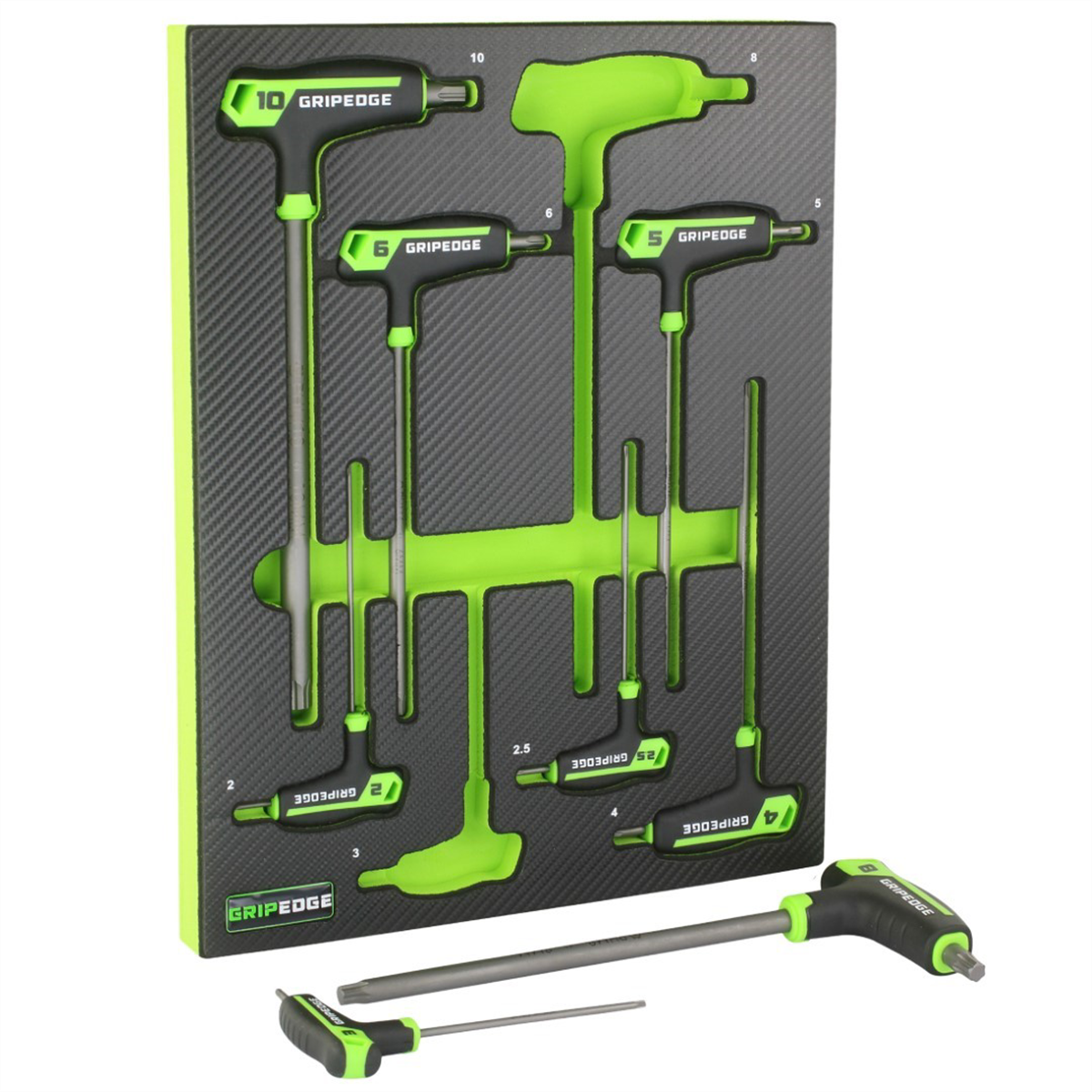 Grip Edge Tools 8-PC RPT Metric Hex T-Handle set (Long)