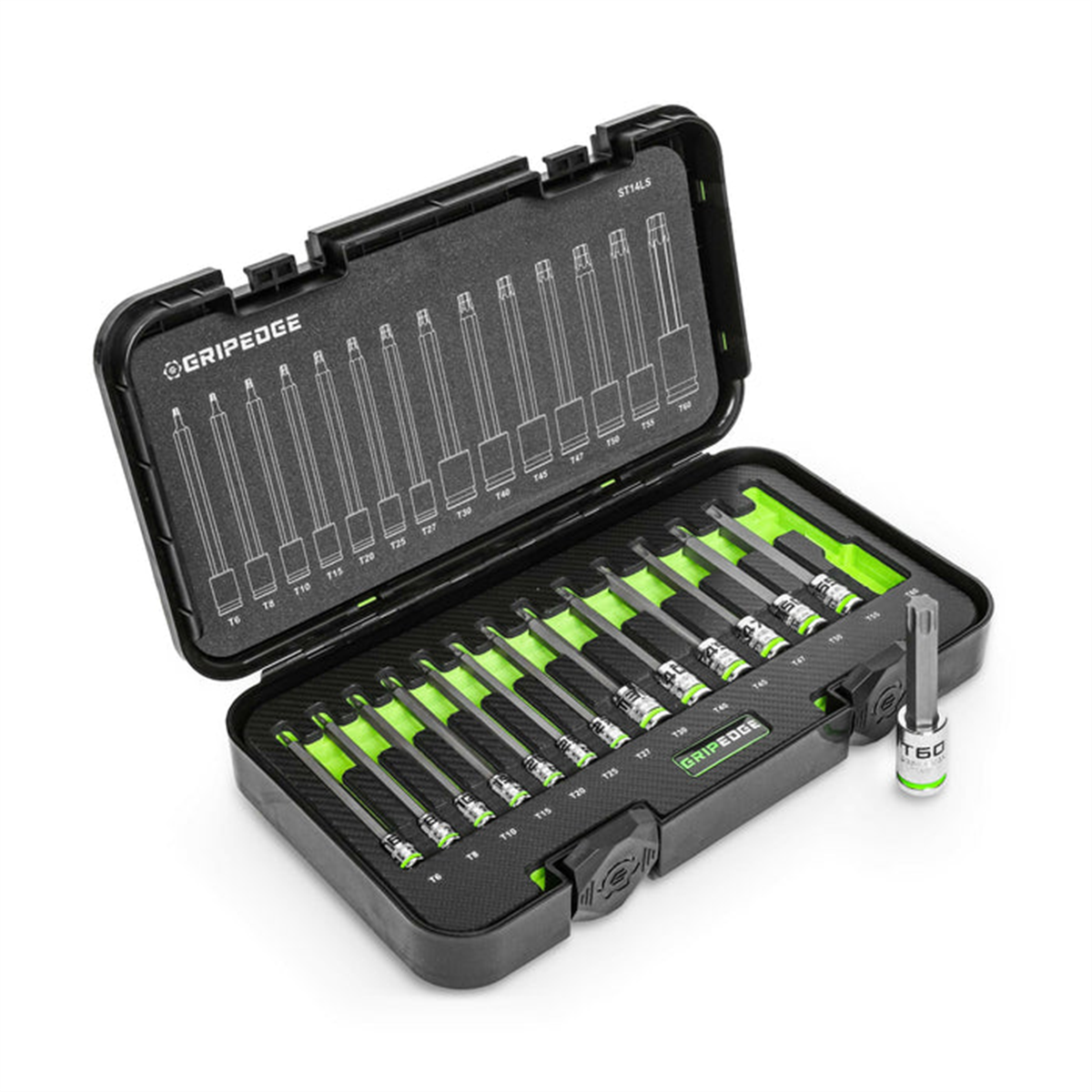 Grip Edge ST14LS 14-PC Long Star Driver Set