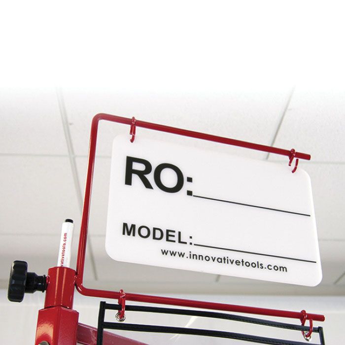 Innovative Tools RO Holder SSPC-RO with Acrylic Board, Bracket, Clear Sleeve and Marker for Parts