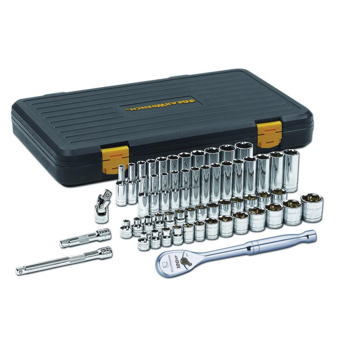 Gearwrench Set Skt Std/Dp 3/8Dr 6Pt 56Pc Sae/Met