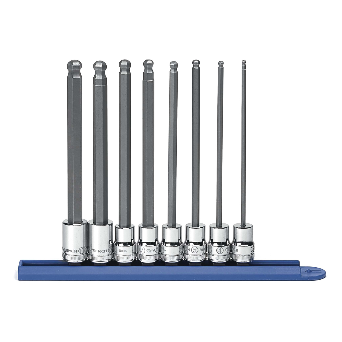 Gearwrench 80573 8-Piece 3/8" Long Ball-End Hex Metric Socket Set