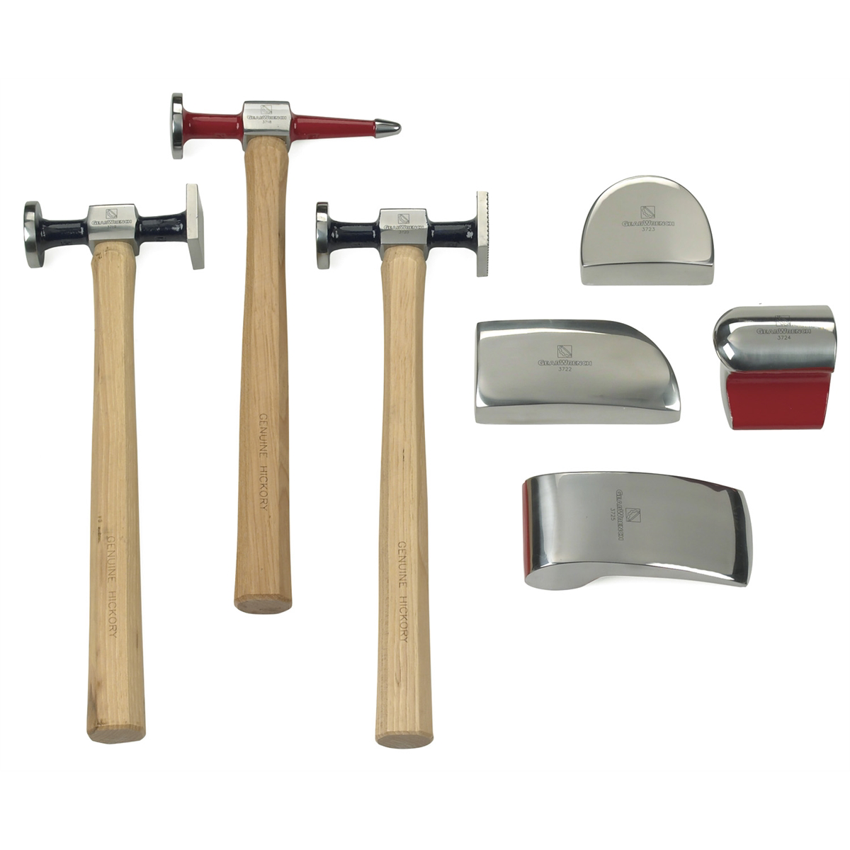 Gearwrench 7 Piece Auto Body Hammer and Dolly Tool Set, Part 82302