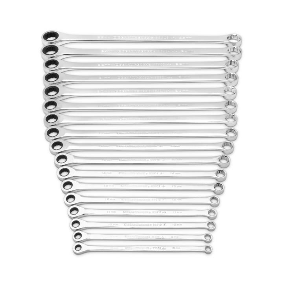 Gearwrench 85989 17 Piece XL GearBox Double Box Ratcheting Metric Wrench Set