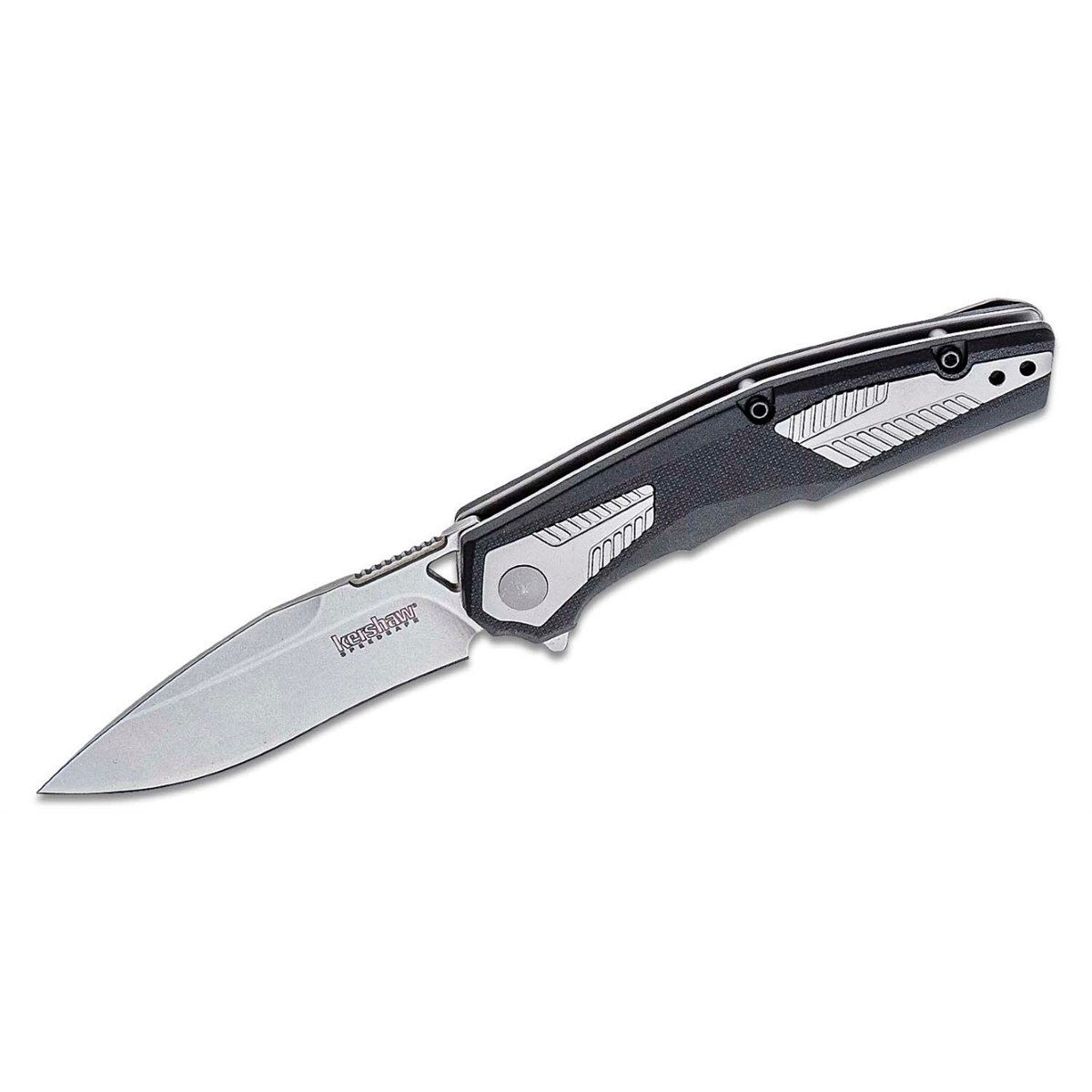 Kershaw Pocket Knives Cryo Folding Knife 1555TI Matte Grey Titanium Carbo-Nitride Coated Drop Point