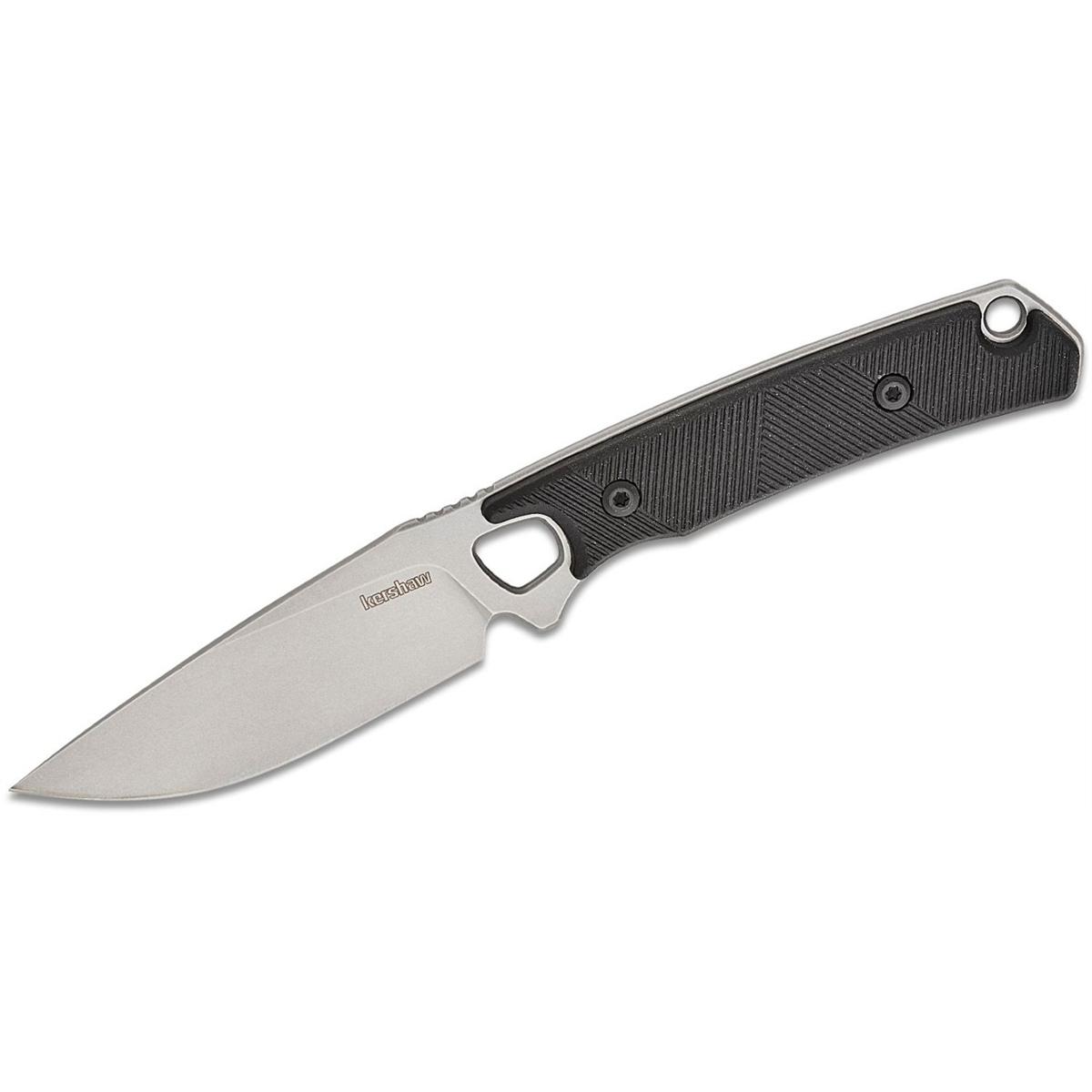 Kershaw 2048 Steppe Fixed Blade Knife with Sheath, D2 Point Blade