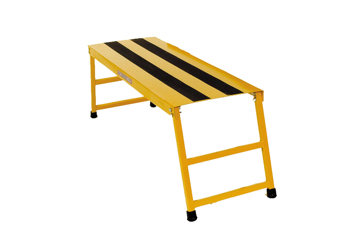 Keysco Tools 77781 Van Stand, 4 in Long, 15 in Wide x 18 in High, Yellow Heavy-Duty Steel Work Stand