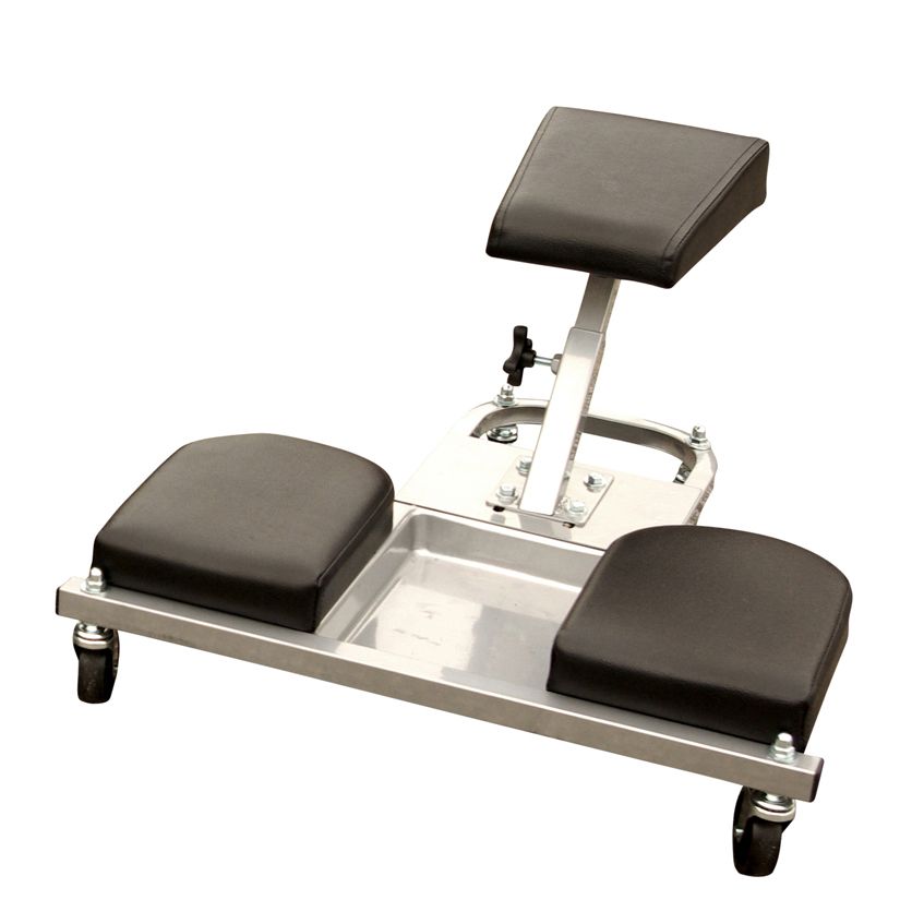 Keysco Tools 78032 Knee Saver Work Seat with Tool Tray, Steel Powder-Coated, 300 lb Capacity