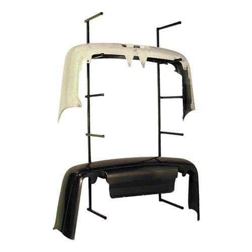 Keysco Tools 77784 Wall Mounted Bumper Storage Rack 18 in Depth x 6 ft Height Steel Tube, Powder