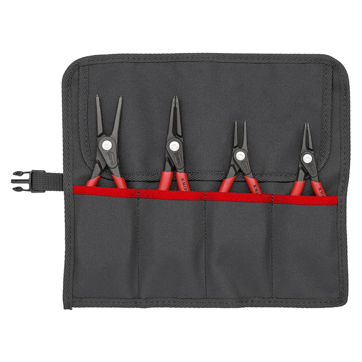 Knipex 1957 Snap Ring Pliers Set 4 Pc with Internal and External 5½-in and 7¼-in Tools in Plastic