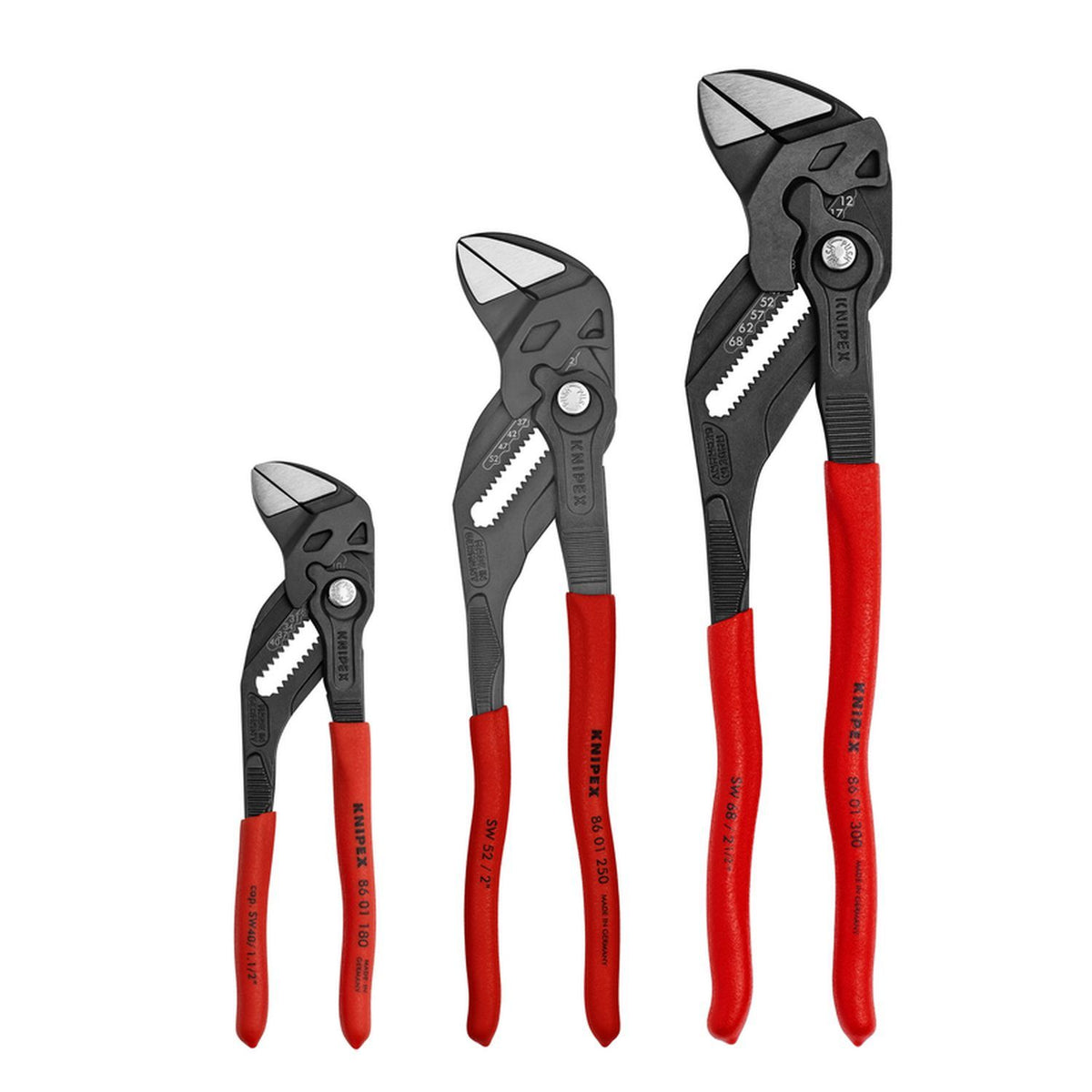 Knipex 002006US3 Black 3-Piece Pliers Wrench Set