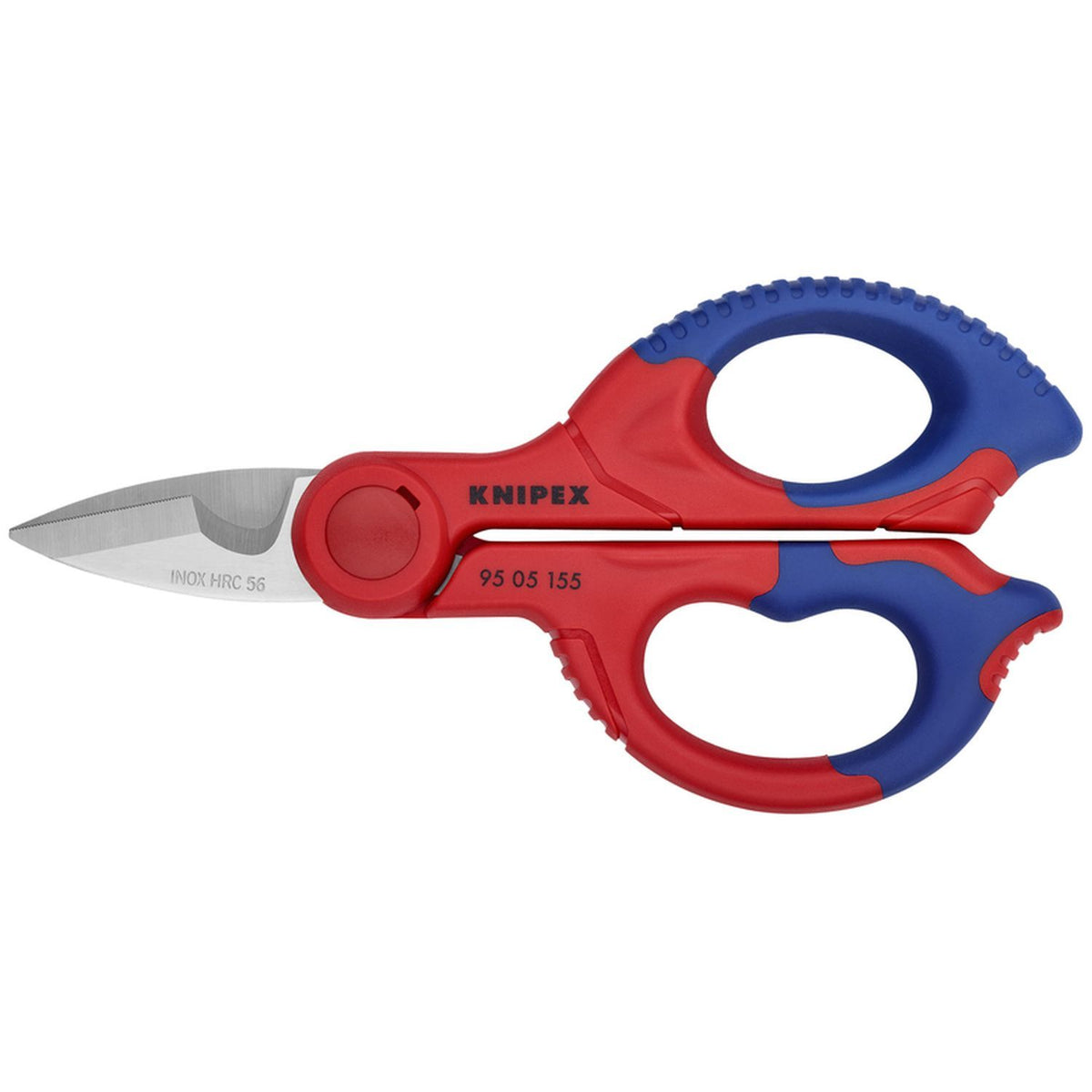 Knipex 9505155SBA 6-in Electricians' Shears with Fiberglass Reinforced Plastic Grip