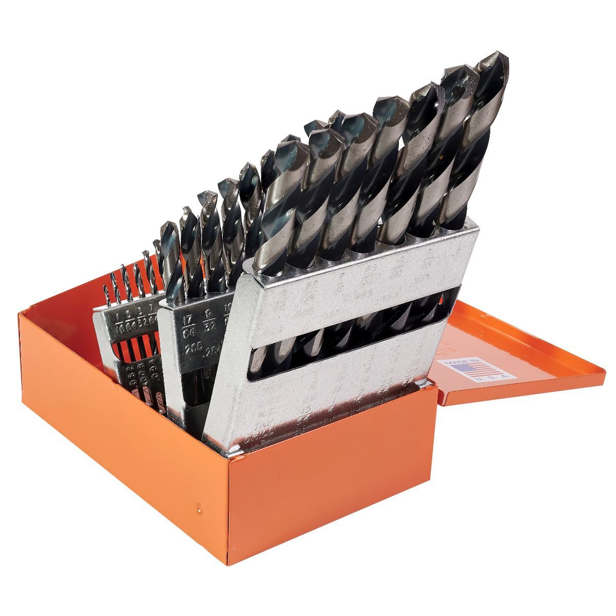 Knkut Drill Bits Knkut 29 Piece Drivell Buddy Mechanics Length Step Point Drivell Bit Set 1/16"