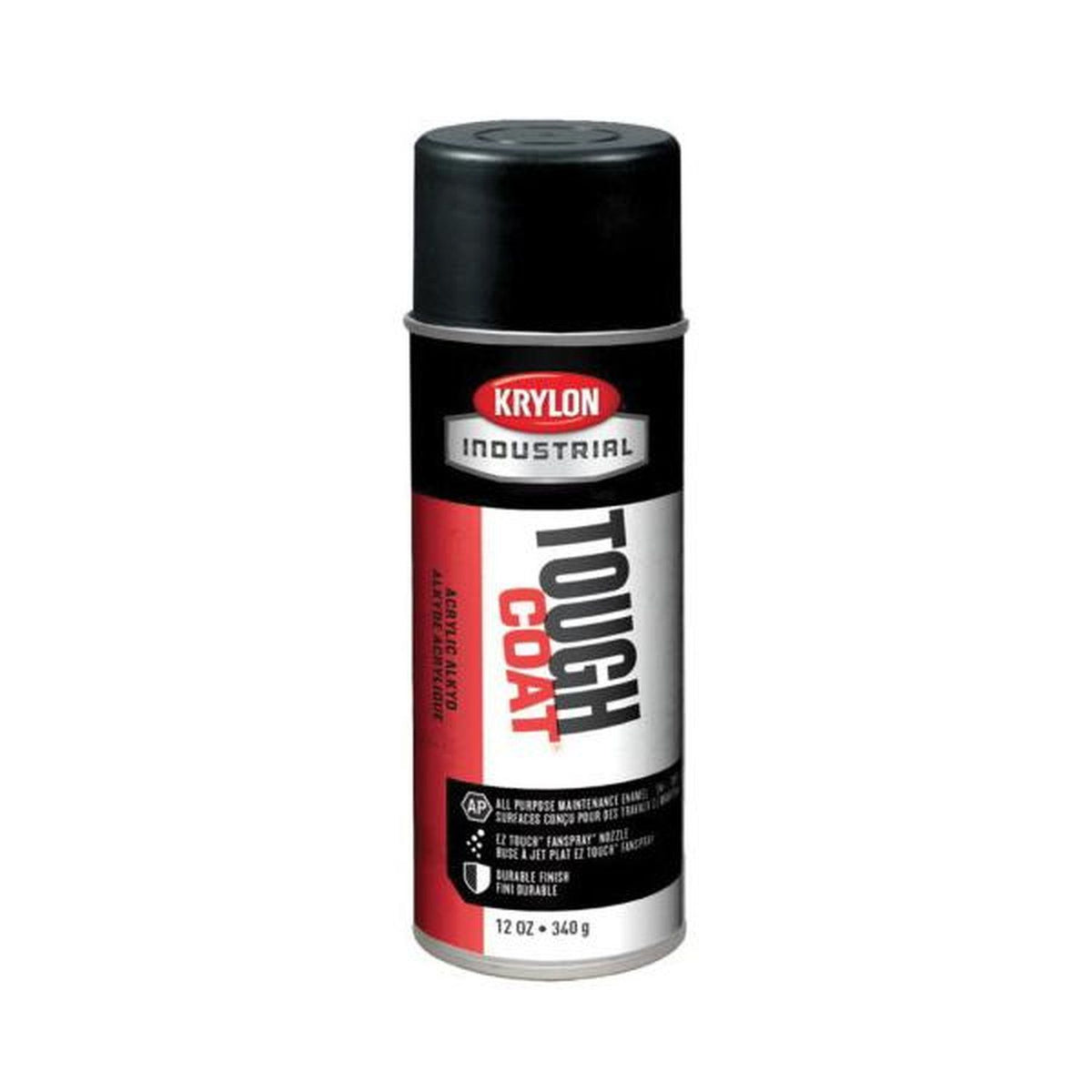 Krylon Tough Coat Acrylic Alkyd Enamel Spray Paint K01613A07, EZ TOUCH Fan Spray Nozzle, High-Gloss