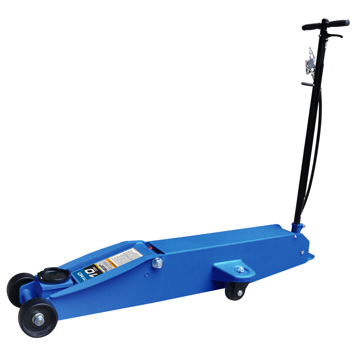 K Tool International Service Jack HD63187A 10-Ton Long-Chassis Air/Hydraulic Fast-Load