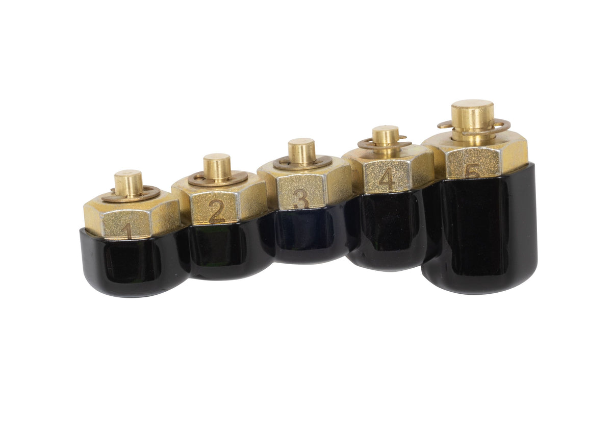 LISLE Injector Rail Fuel Line Cap Set 10810 Five-Piece Diagnostic Caps