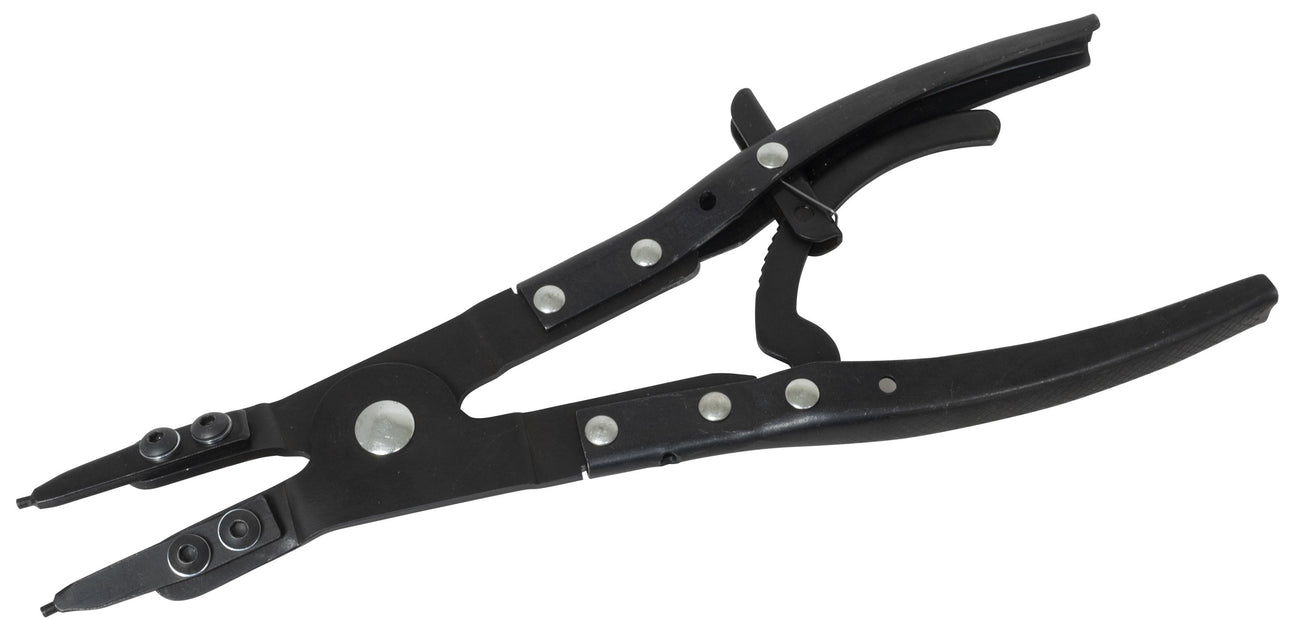 LISLE Spindle Snap Ring Pliers, Part 38700 – Ratcheting Lock for 2007+ Ford Super Duty