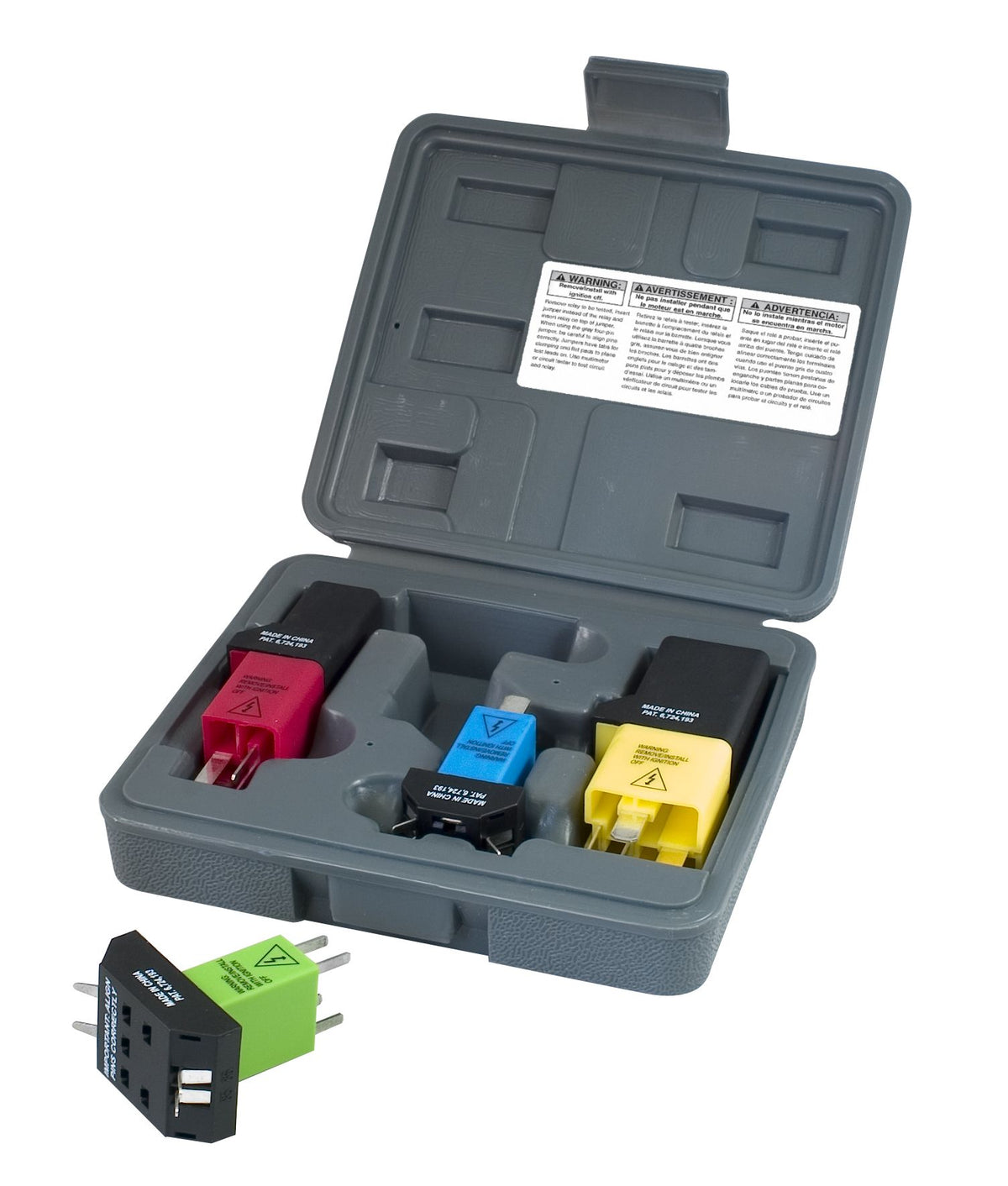 Lisle Relay Test Jumper Kit - Part 56810 - Four Jumpers for Fast Relay and Live Circuit Testing