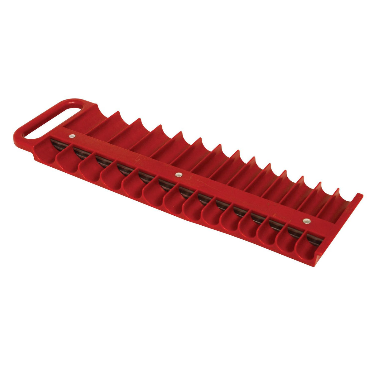 LISLE Red 3/8" Magnetic Socket Holder 40200 – 28 slots hold sockets up to 1 in
