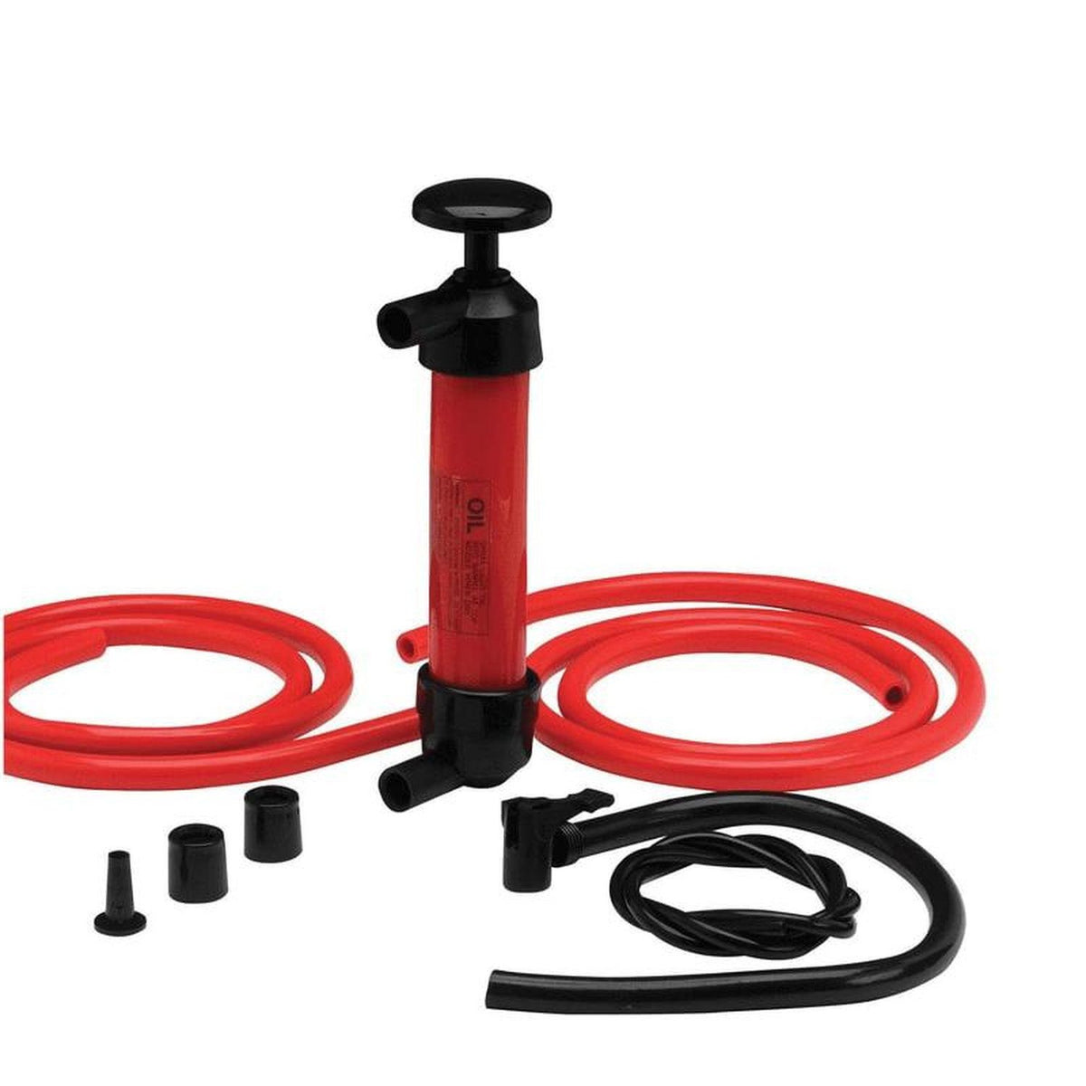 Mighty VAC Fluid Transfer Pump MV7241 Hand Operated with Accessories, Portable Polyethylene Design