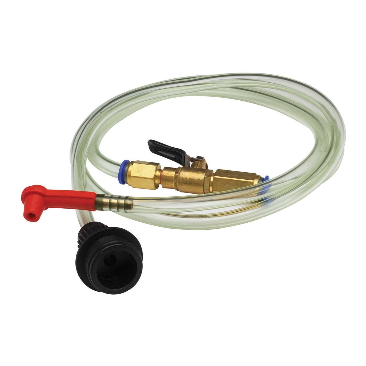 Mighty VAC Brake Bleed Kit 7205 with Vacuum Tube, Ball Valve and Universal Adapter