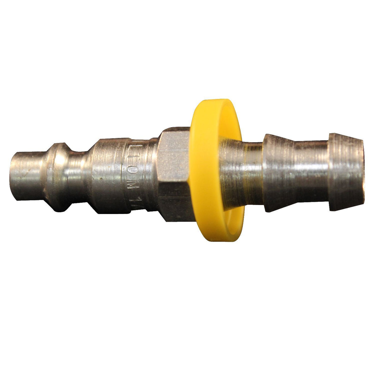 Milton 3/8 in Hose Barb Plug M-Style 1736-6 Case-Hardened Steel