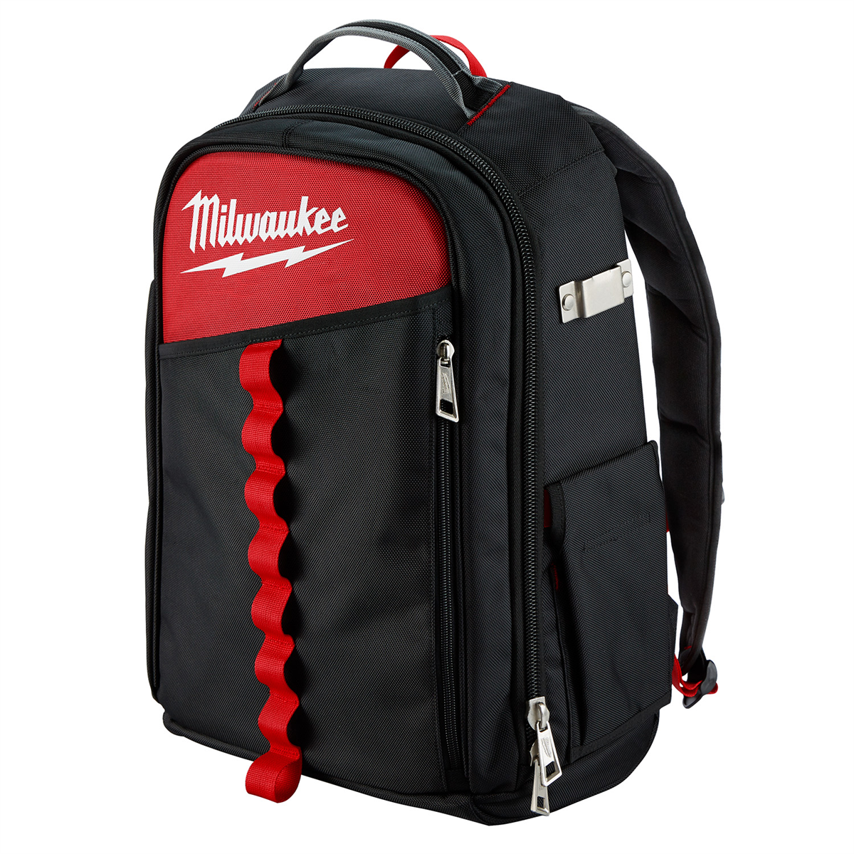 Milwaukee Tools Low Profile Backpack 48-22-8202 with 22 pockets, padded electronic sleeve and extra
