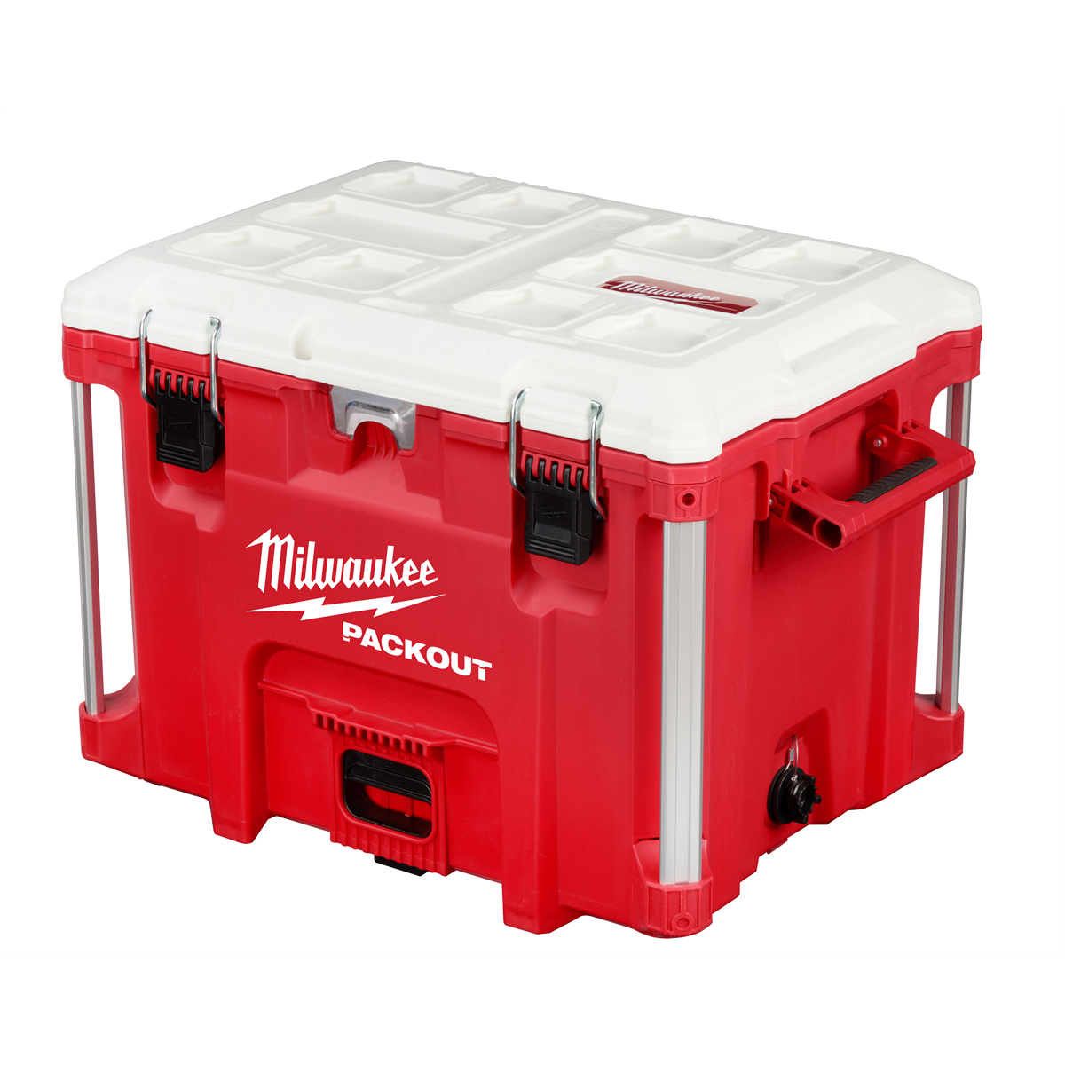 Milwaukee Tools PACKOUT 40QT XL Cooler 48-22-8462, five-day ice retention, bottle opener and