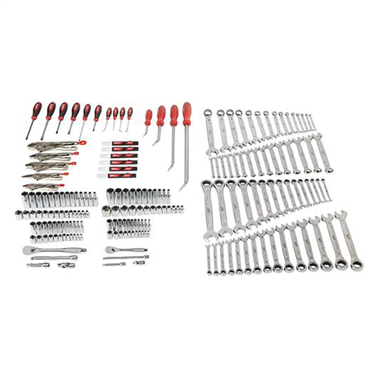 Milwaukee Mechanic Hand Tool Set 191-Piece, MPN 48-22-9489, Includes Metric & SAE Ratchets and