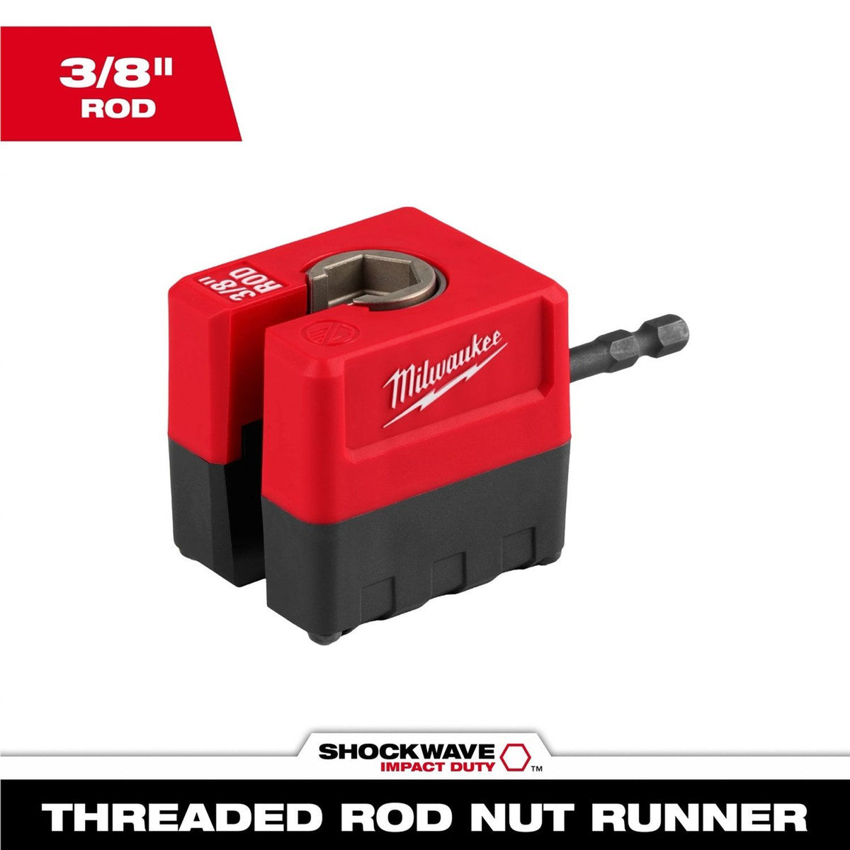 Milwaukee Impact Duty 3/8 Inch Threaded Rod Nut Runner