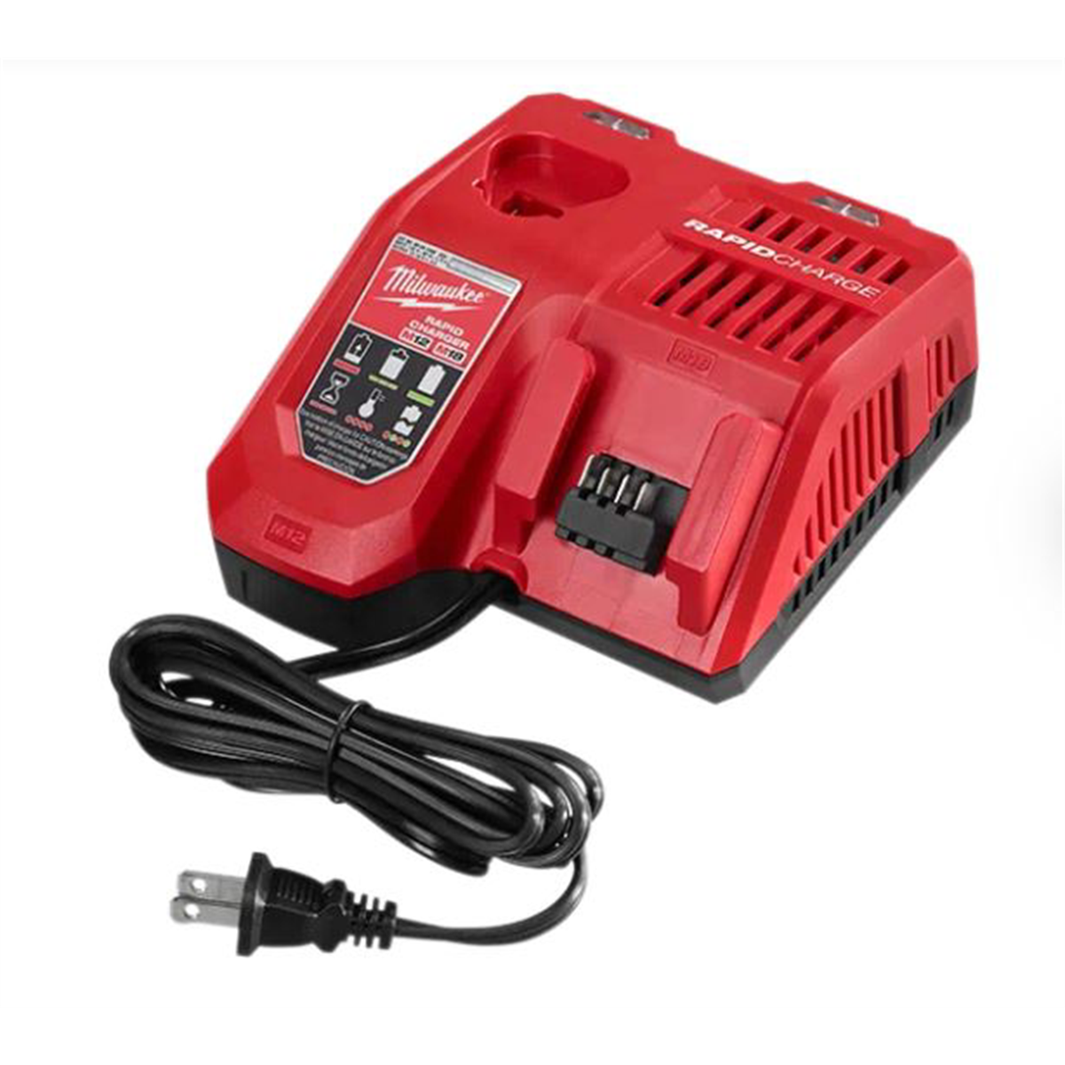 Milwaukee Tools M18 & M12 Rapid Charger 48-59-1808 with REDLINK intelligence