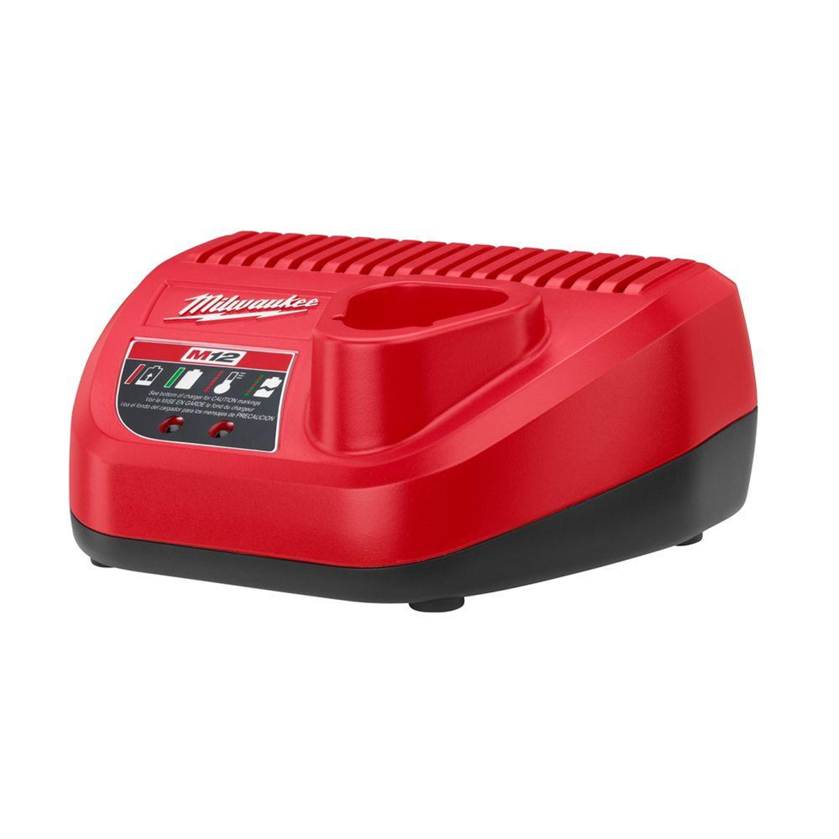 Milwaukee M12 Lithium-Ion Battery Charger, Compact Design, Part 48-59-2401
