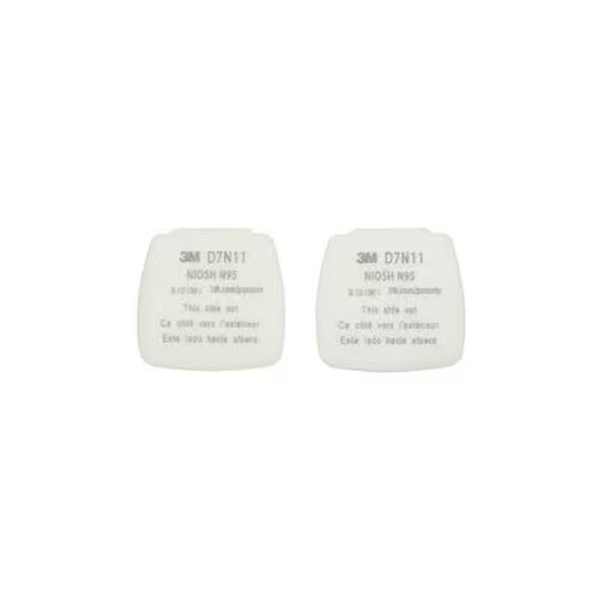 3M Secure Click Particulate Filter N95 D7N11, 200 EA/Case