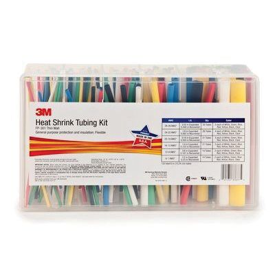 3M 37677 FP-301 Single Wall Heat Shrink Tubing 48" Length, 2:1 Shrink Ratio for Electrical