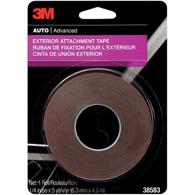 3M 38582 Exterior Attachment Tape 5 ft x 1/4 in