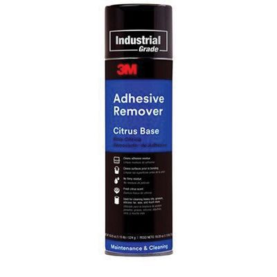 3M 49048 Light Yellow 24 oz Adhesive Remover, Citrus-Based Spray for Tape, Label and Sticker