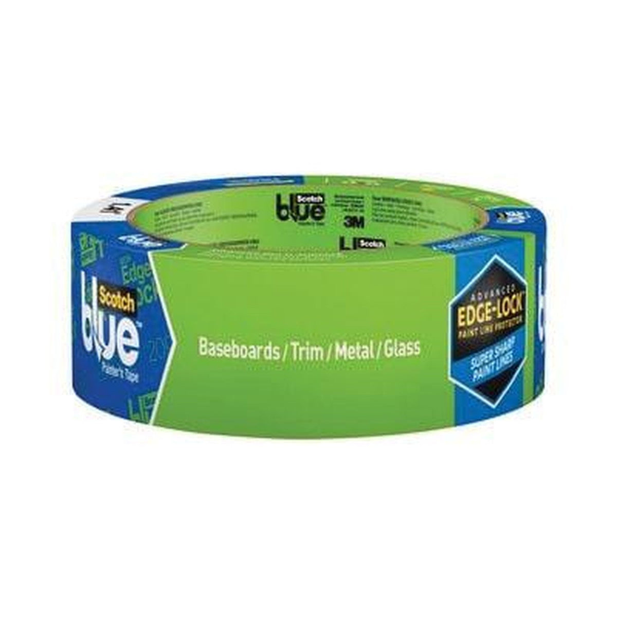 3M ScotchBlue Painter's Tape 32032 Edge-Lock 1.41 in x 60 yd roll for sharp paint lines
