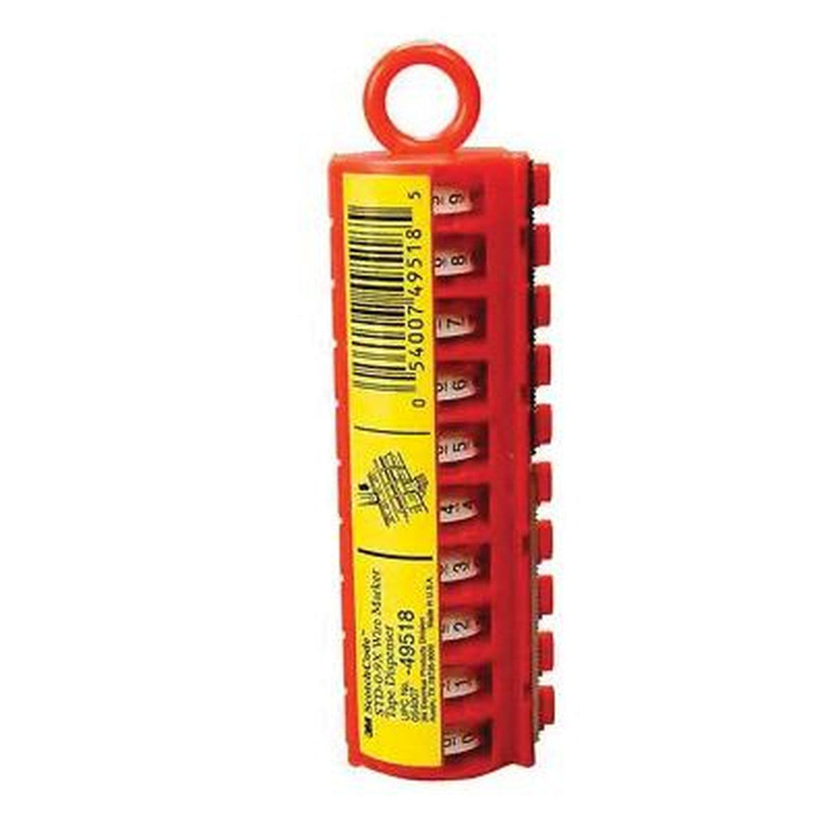 3M ScotchCode Wire Marker Tape Refill Roll SDR-3 – 50 Rolls per Case, Part 9372