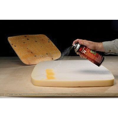 3M 82242 Foam Fast 74 Spray Adhesive, Orange, 24 oz Aerosol Can