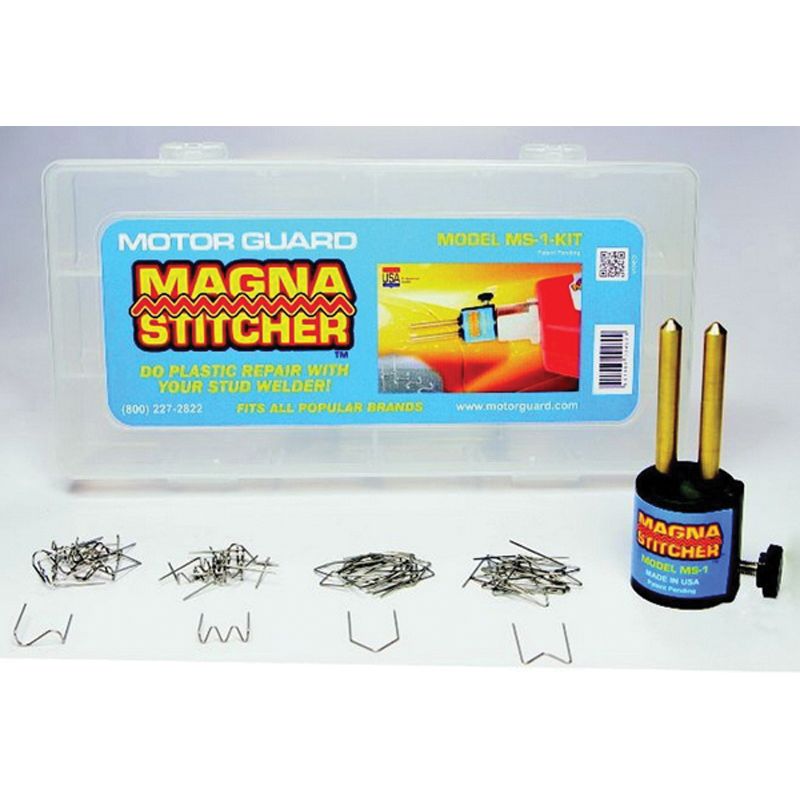 Motor Guard MS-1-KIT Magna-Stitcher Adapter Kit with replacement stakes and durable storage case