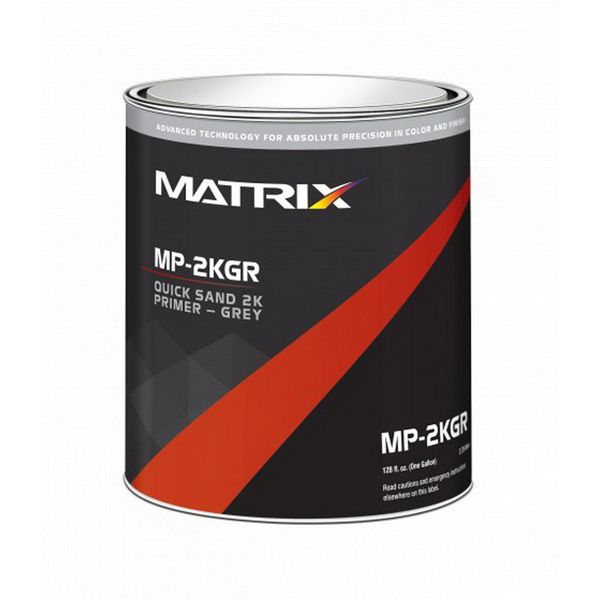 Matrix MP-2KGR-G01 Quick Sand 2K Primer 1 gal Gray Can 4:1 Mix