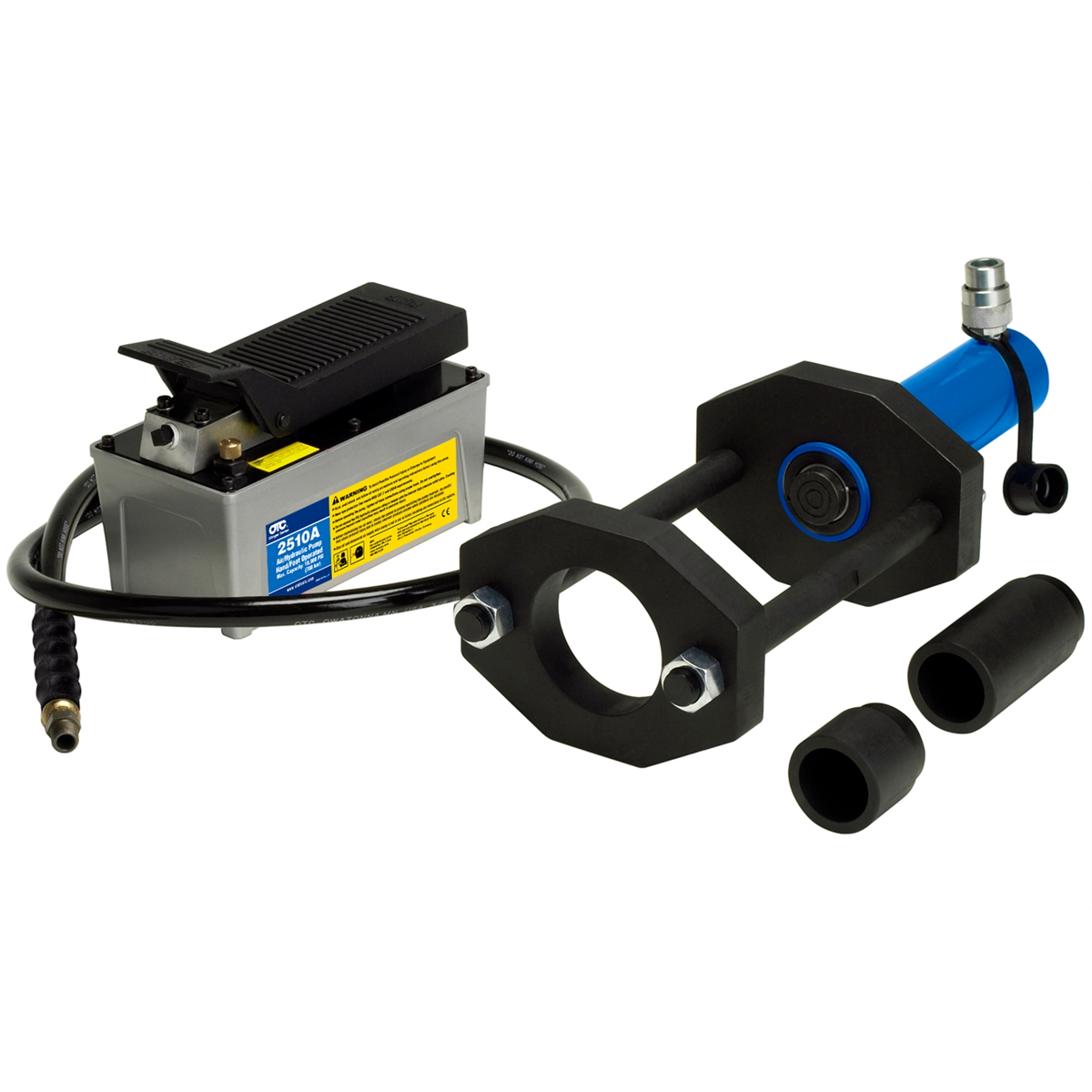 OTC Tools Rear Suspension Bushing Tool Master Kit 4245 Includes 15-Ton Cylinder and OTC2510A Pump